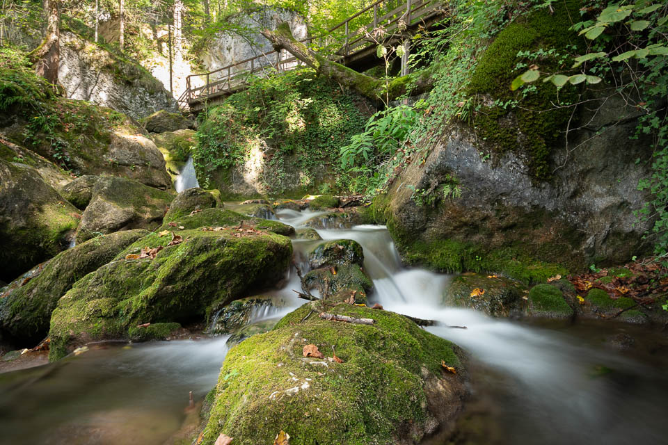 Fotoworkshop Langzeitbelichtung - Bach aufgenommen mit langer Belichtungszeit